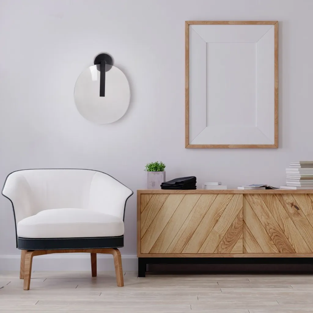 Applique Murale Toolight APP1313-W Black : Éclairage Gain de Place