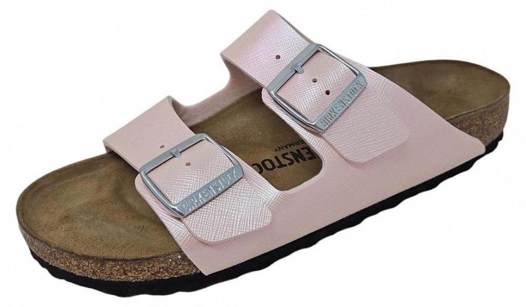 Birkenstock Aeizona BS Embrossed Pantolette Rosa in Gr. 41 Produktbild 