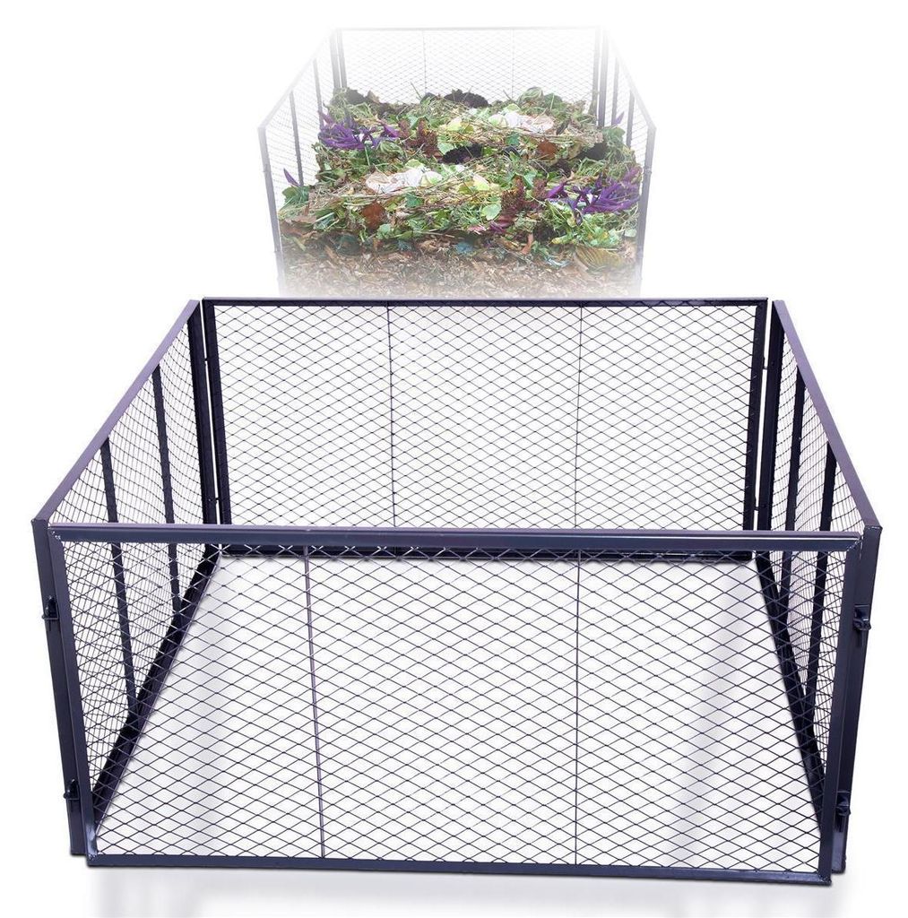 Novatool záhradný kompostér kovový 100x100x50 cm, s Obrázok produktu 