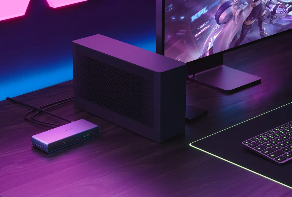 Dock Thunderbolt 4 HyperDrive 96W avec transfert 40Gbps et Gris Spatial - 8