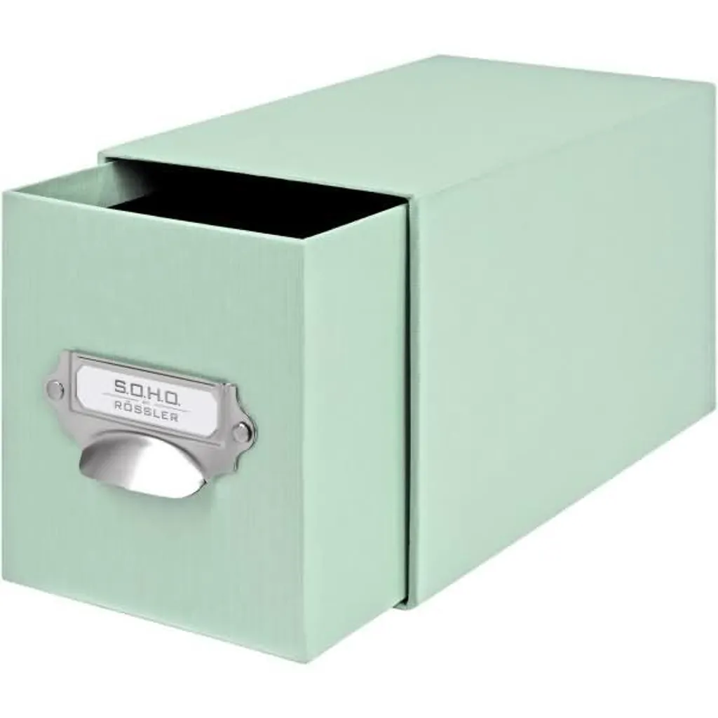 Boîte à CD à tiroirs Mint avec poignée - Rangement CD Pastel 20-30 CD - 2
