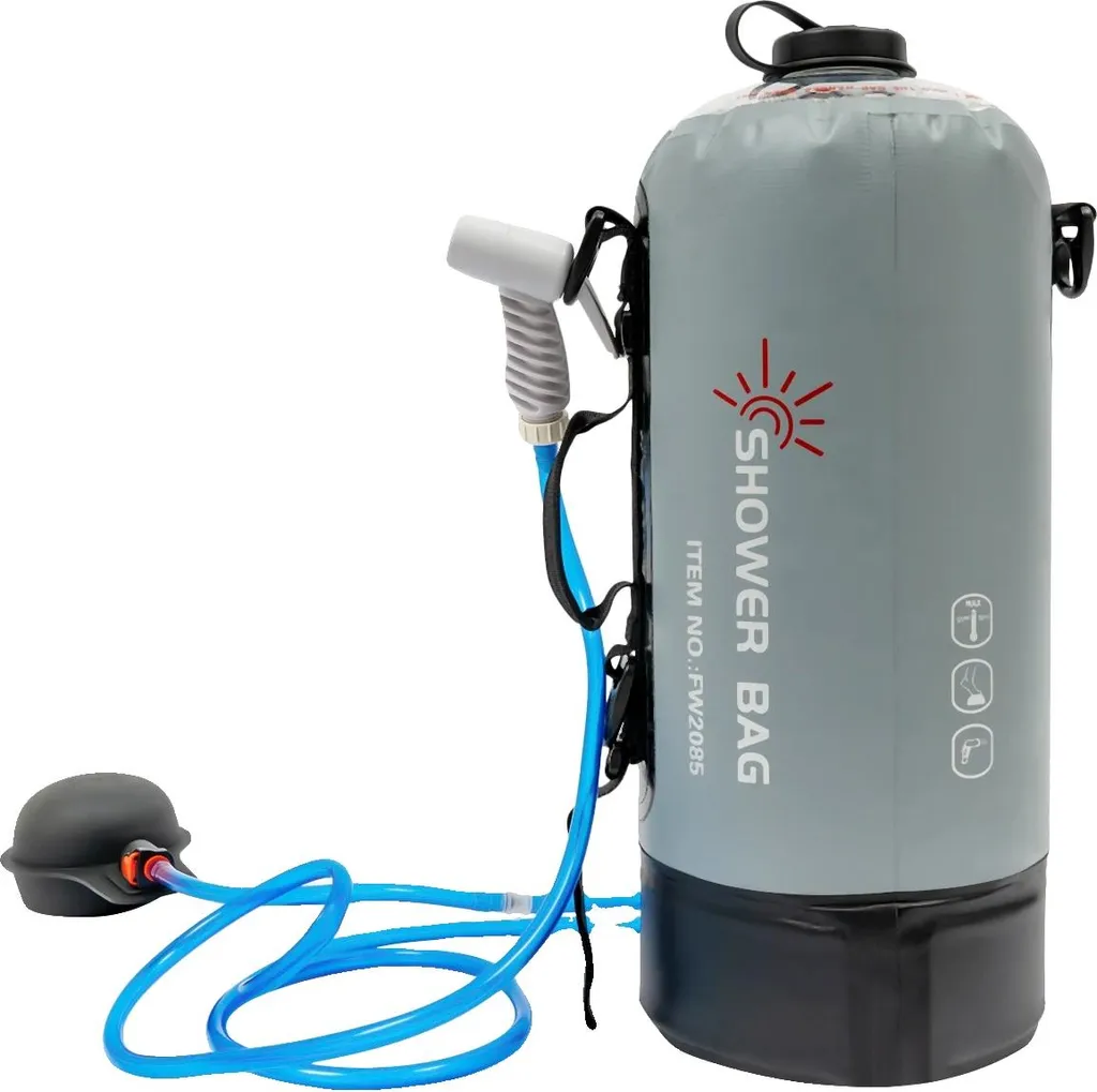 Douche de camping pressurisée 12L idéale pour vanlife et randonnée