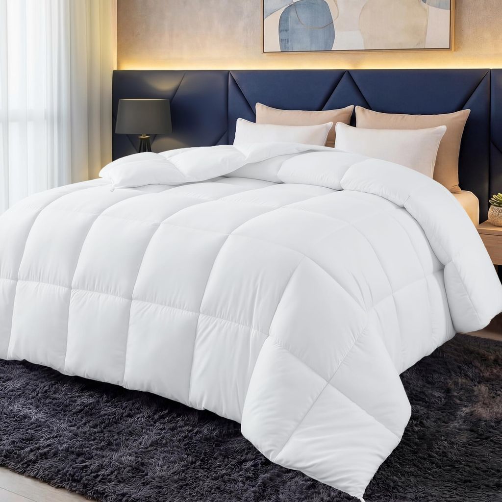 Utopia Bedding, seizoensdekbed, 140x200 cm, wit Productafbeelding 