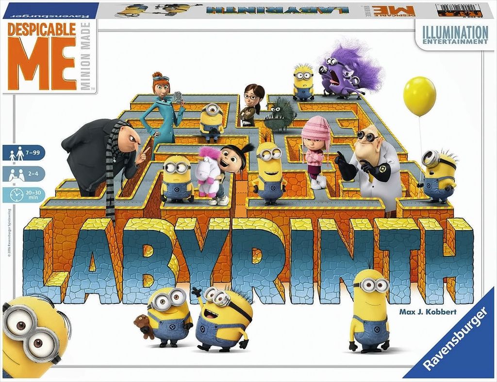 Minions - Das verrückte Labyrinth Gesellschaftsspiel Spiel Produktbild 