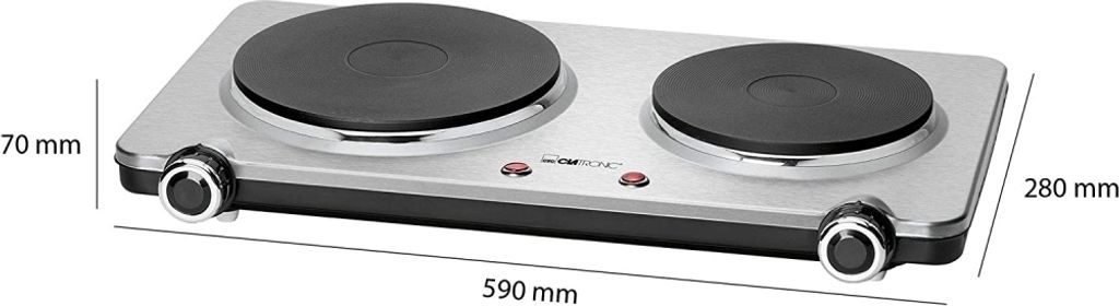 Clatronic DKP 3668 E Noir. Plaque scellée de comptoir en Image du produit 