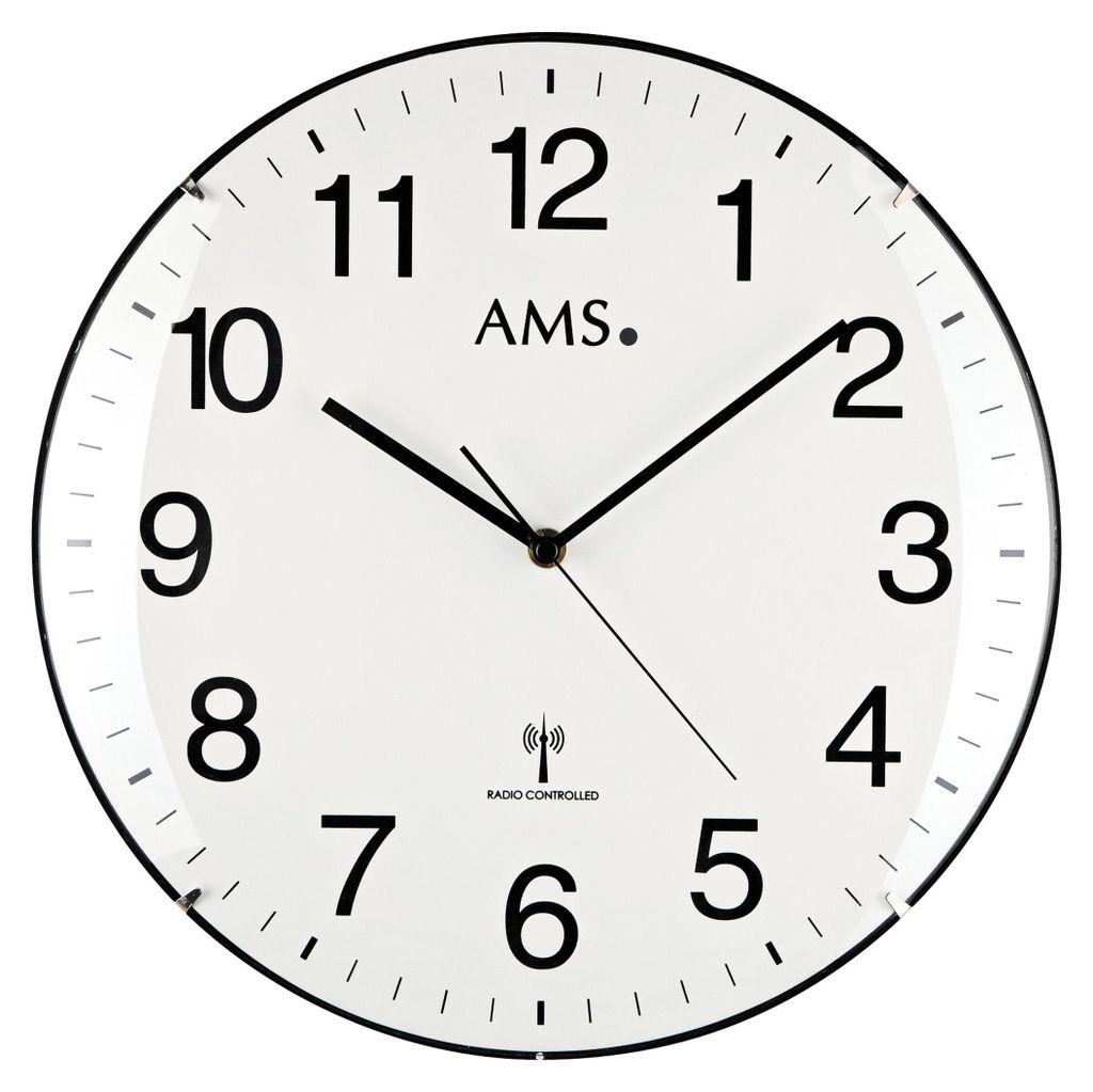 AMS Funk-Wanduhr, Funkwerk, D32x5cm, 5960 Produktbild 