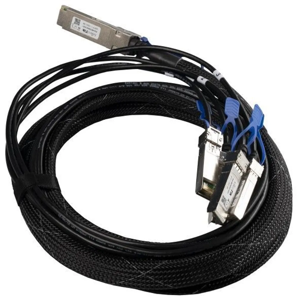 MikroTik Breakout-Kabel 40G/100G 3m Haute Vitesse et Faible Latence