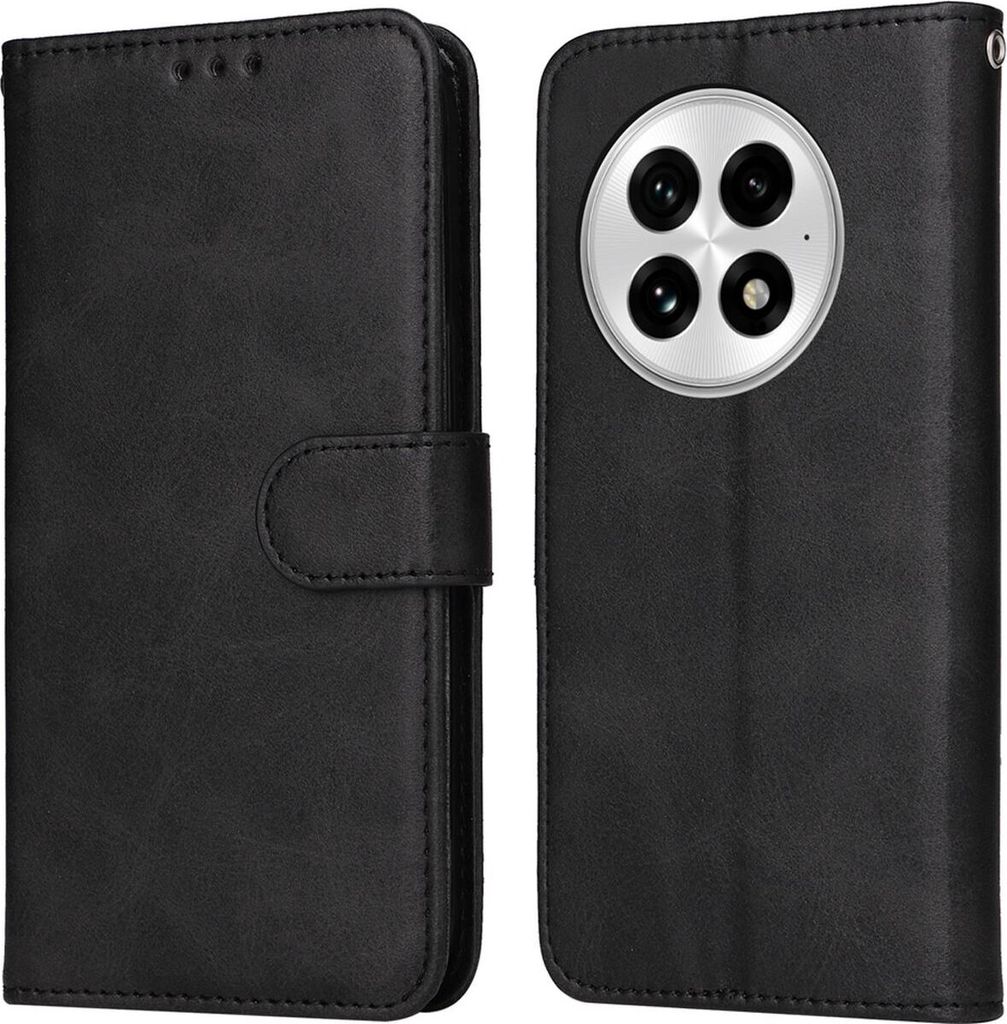 Mobigear Wallet OnePlus 13 Hülle Klapphülle Geldbörse - Schwarz