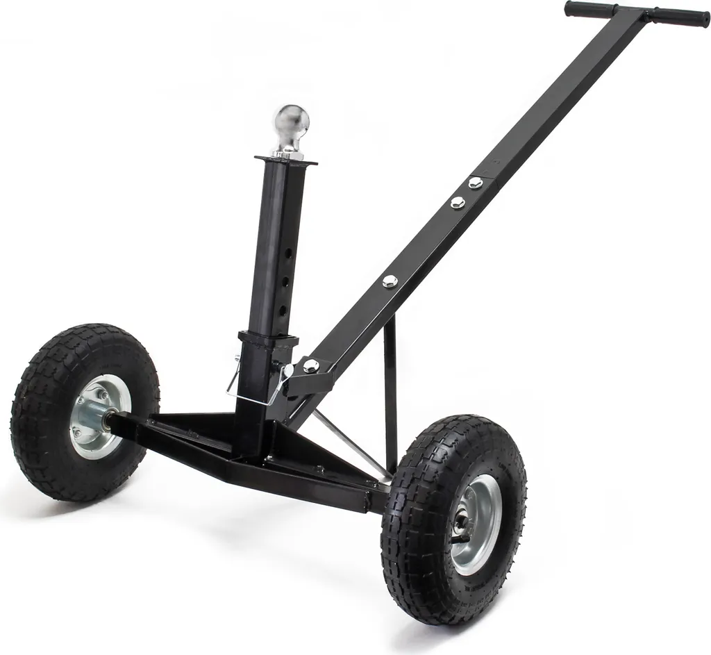 Carrello Sposta Roulotte Wiltec 270kg - Gancio Sfera e Ruote Maggiorate