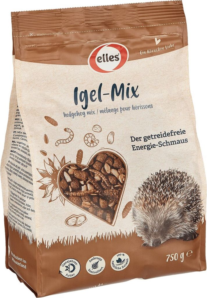 Stroetmann Elles Igel-Mix 750 g - Wildtierfutter Produktbild 