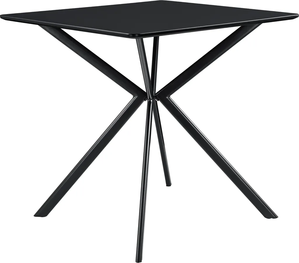 Petite table de salle à manger noire 78 cm pour optimiser l'espace - 2