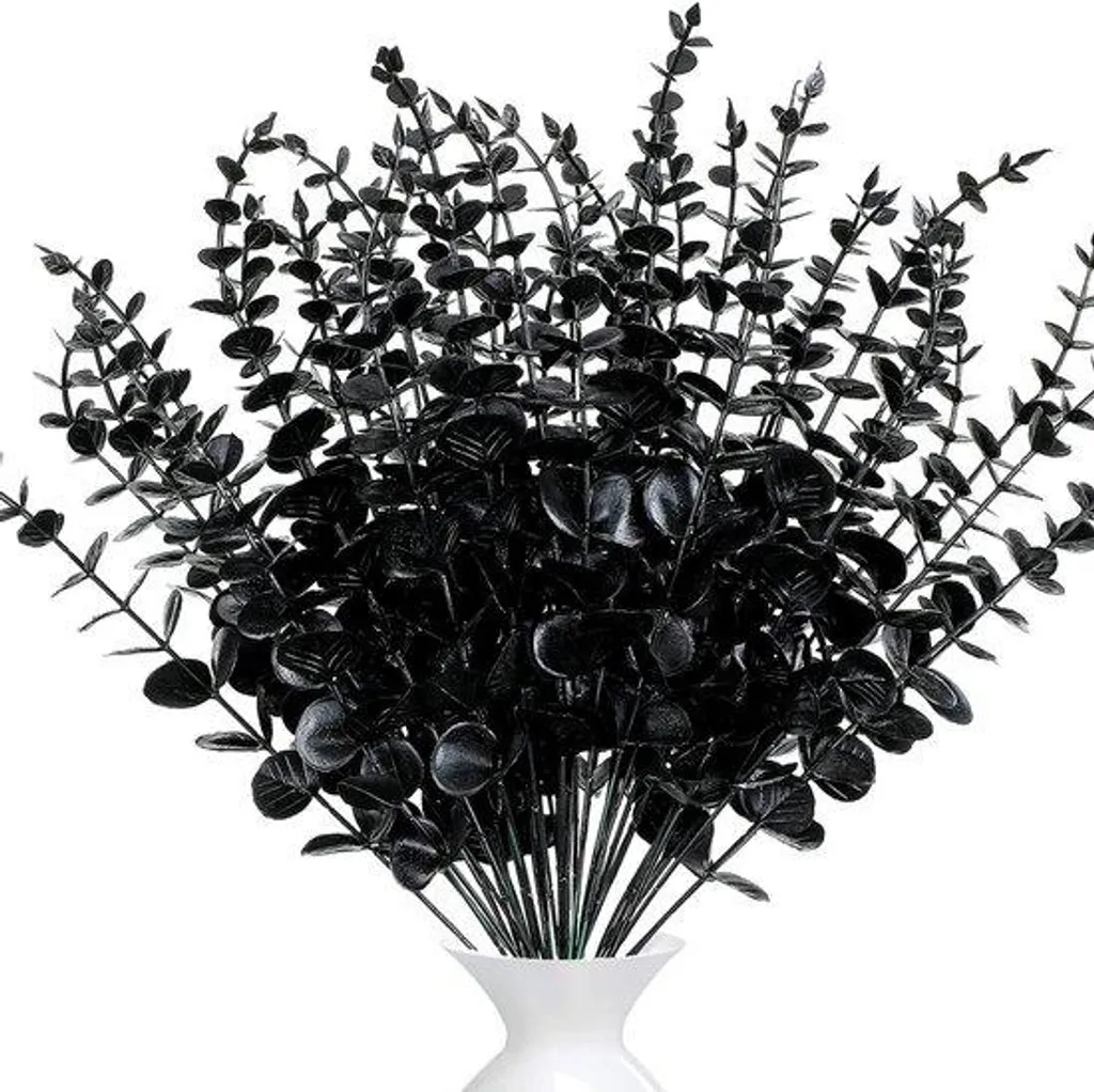 Feuillage d'eucalyptus artificiel en lot de 20 pour compositions florales