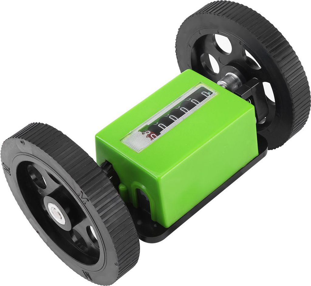 GS026031pc Mechanische Länge Zähler Meter Zähler Rolling Wheel Grün
