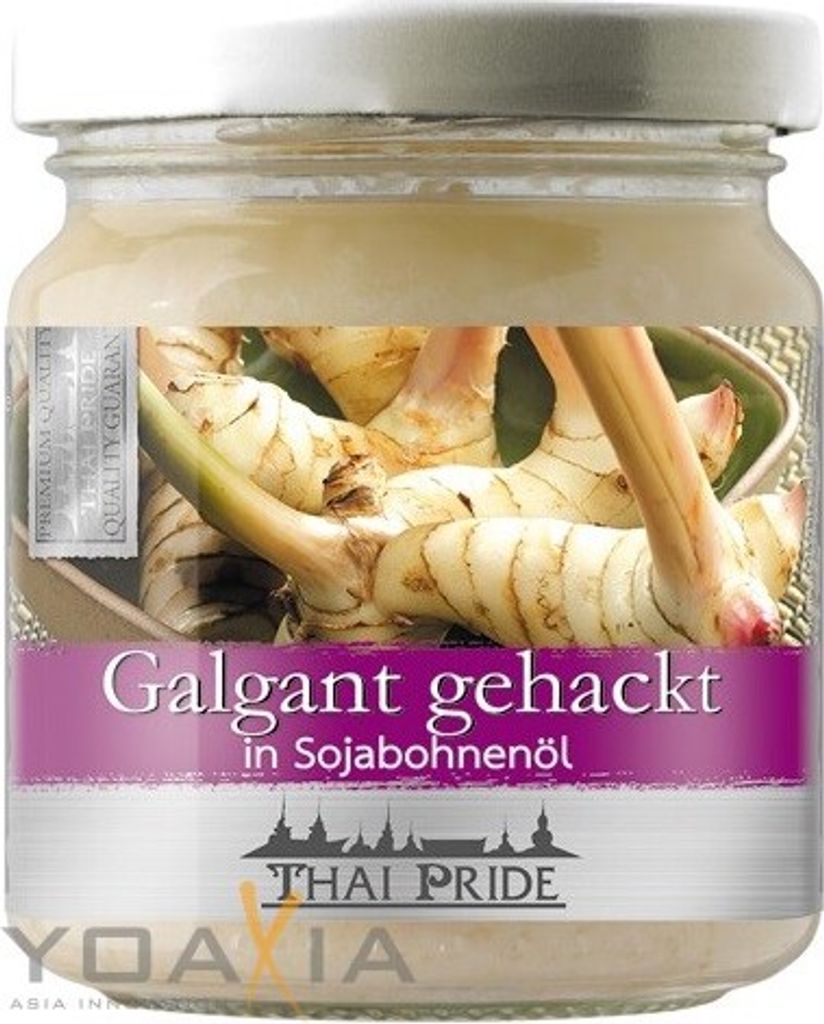 THAI PRIDE Galgant gehackt in Sojabohnenöl 175g | Minced Produktbild 