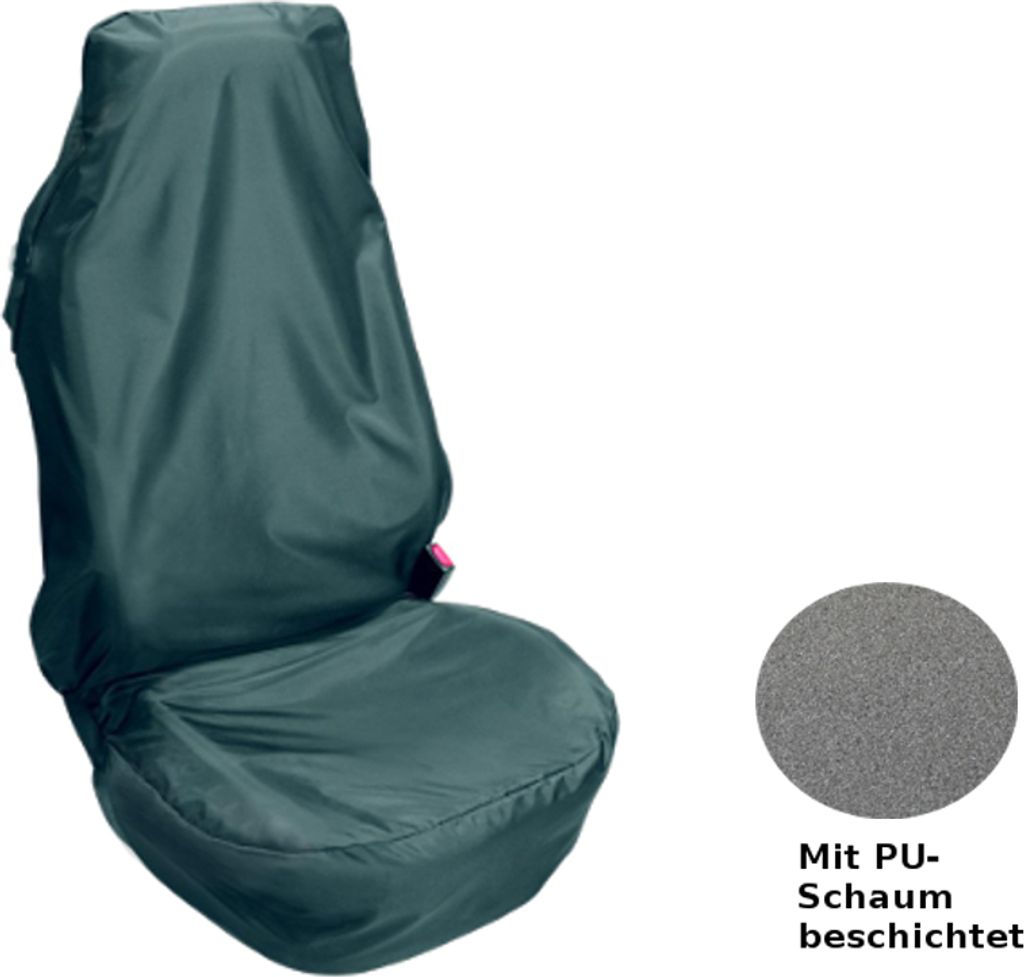 Autositzschoner Werkstattschoner Schonbezug Sitzschoner Polyester mit Antirutsch Beschichtung