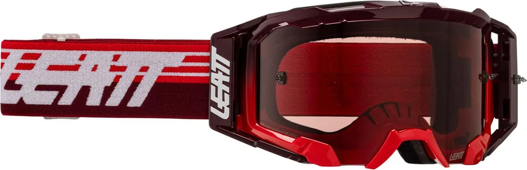 Masque de Protection Moto Cross LEATT Velocity 5.5 Châssis Rouge Ruby