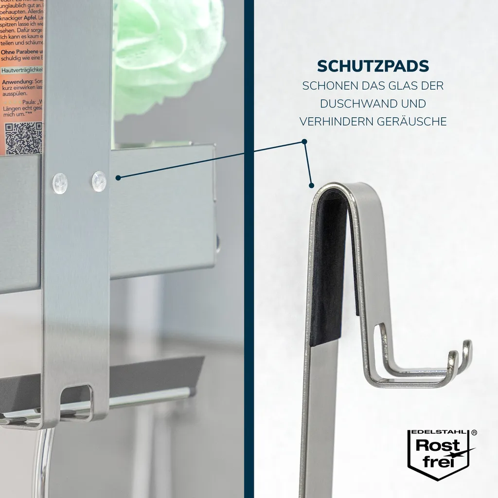 Rangement douche à suspendre eluno pour optimiser votre cabine