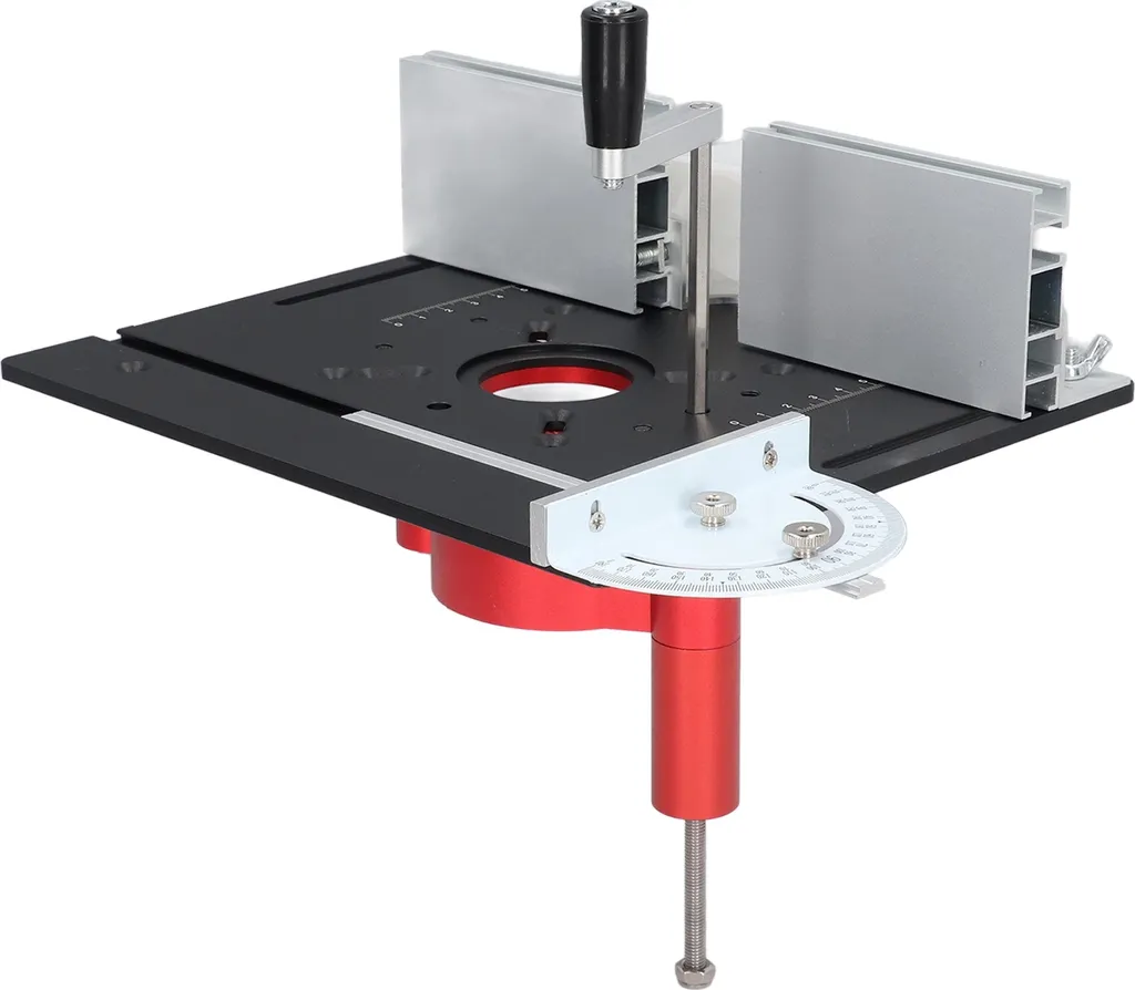 Plaque d'Insertion pour Table de Défonceuse avec Système de Levage