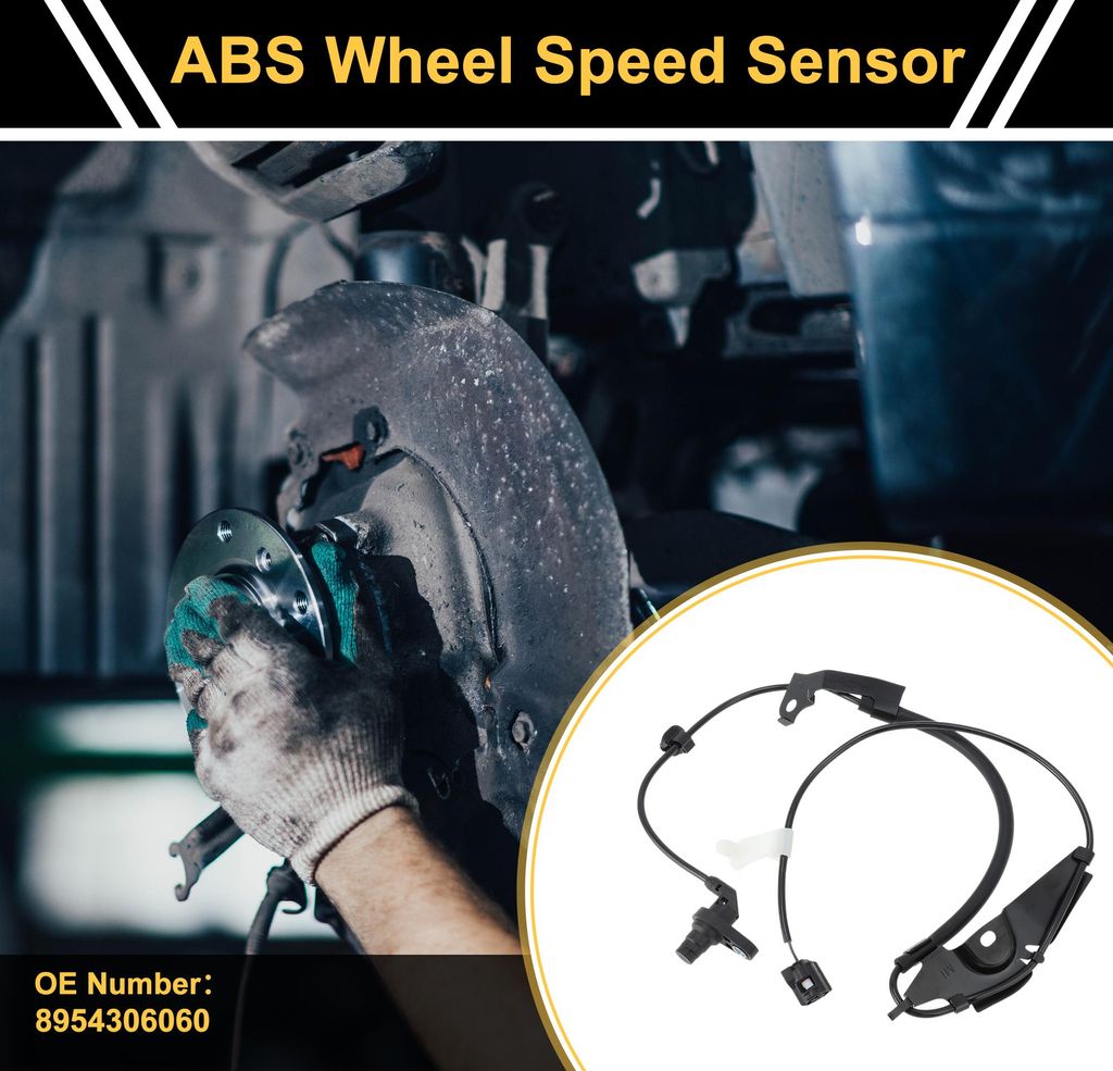 ABS Radgeschwindigkeitssensor ABS Sensor Antiblockiersystem Sensor Nr.8954306060 für Toyota Avalon 2013-2015 1 Stück Vorne Links