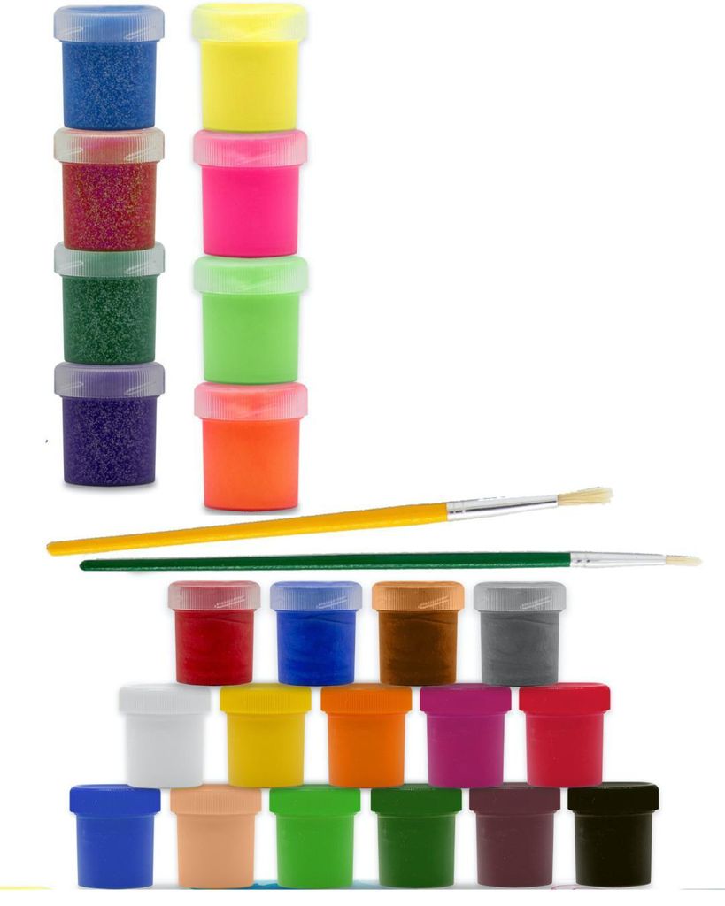 Dětské omyvatelné barvy Creative Deco - 24 x 20 ML - zářivé Obrázek produktu 