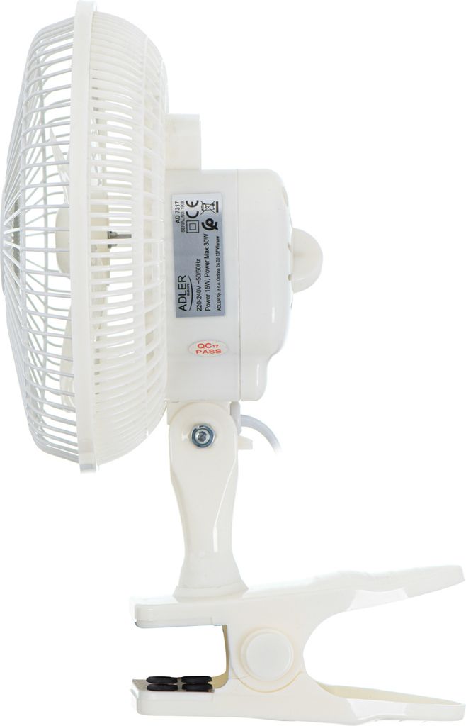 Adler AD 7317 15 cm Ventilator mit Clip + Sockel Produktbild 7