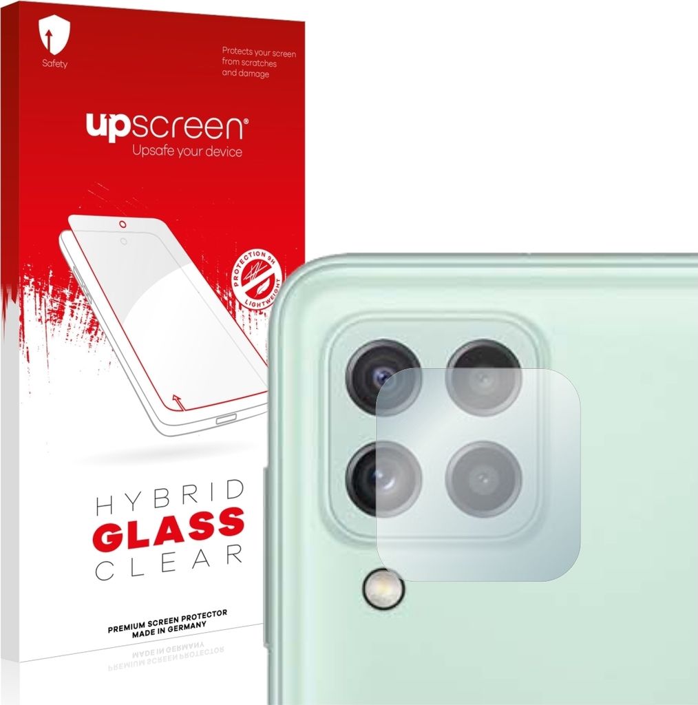 upscreen Schutzglas für Samsung Galaxy A22 4G (NUR Kameraschutz) Schutzfolie Panzer Folie Glas Display Schutz klar