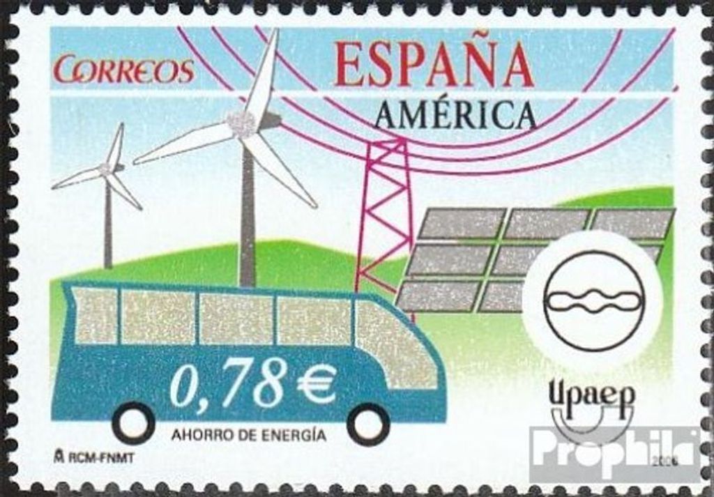 Briefmarken Spanien 2006 Mi 4172 (kompl.Ausg.) postfrisch Amerika. Energiesparen