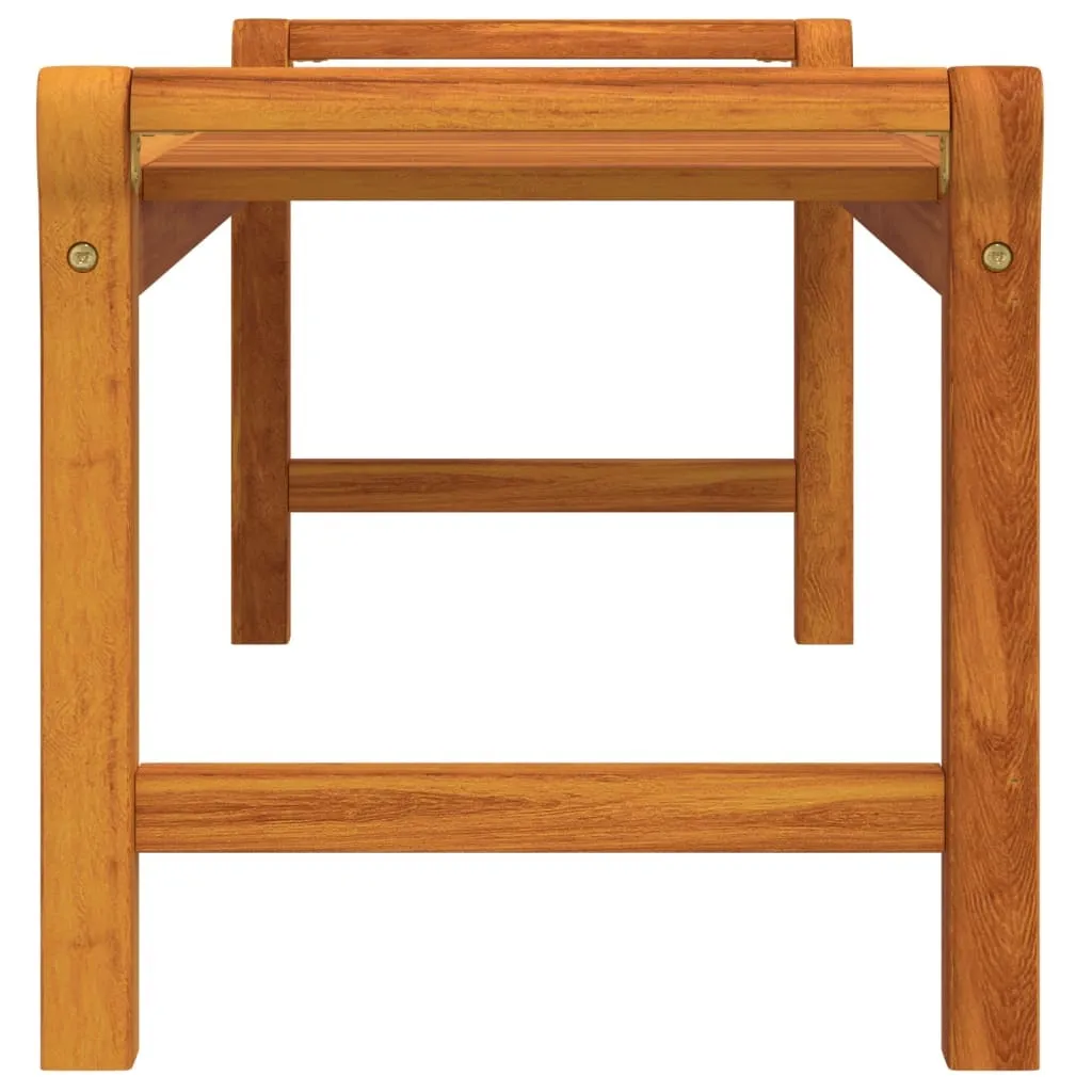 Table basse The Living Store 100x50x50 cm en bois massif d'acacia pur