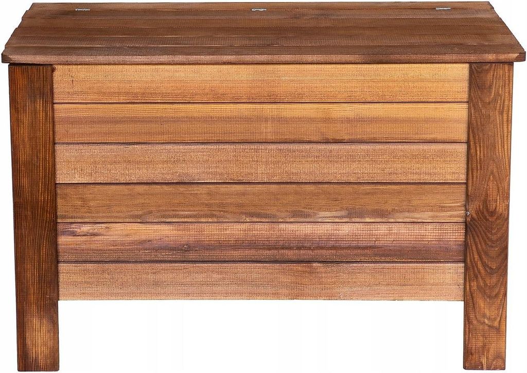 STOLMAK Gartenbox aus Holz 166 l 80x52x40 cm Braun Produktbild 