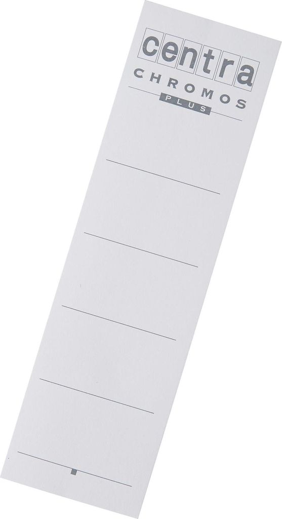 Esselte Ordner-Rückenschild Chromos weiß breit