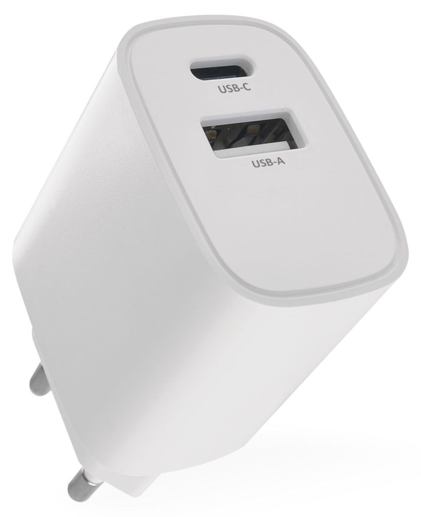 EMOS Chargeur USB-C+A 15Watt, Alimentation USB sans câble, Image du produit 