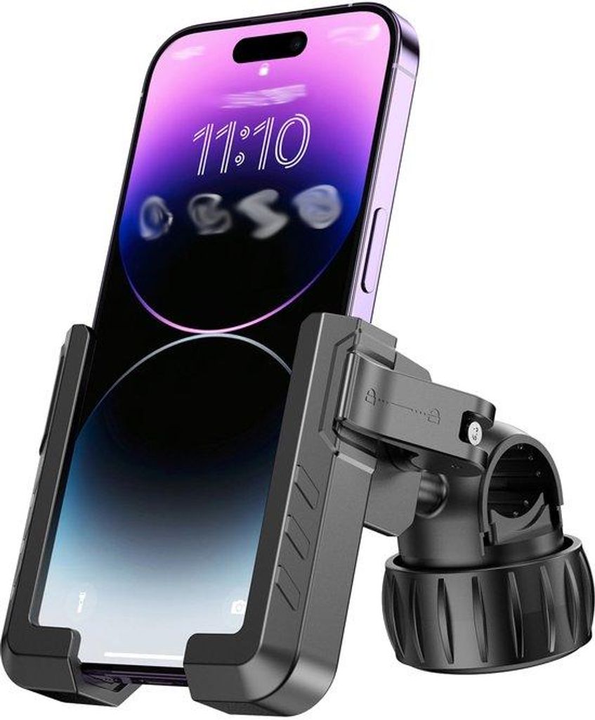 Motorrad-Handyhalter, Fahrrad-Handyhalter, Fahrrad/Scooter, Lenker-Handyhalter, für iPhone 17/16/15/14/13 Pro Max & 13, 4,7 Zoll - 7,2 Zoll Smartp...
