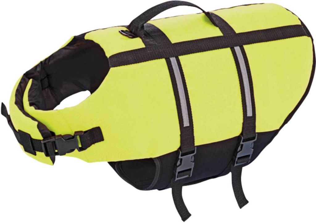 Nobby Pet Schwimmhilfe, S, neon gelb, 30 cm