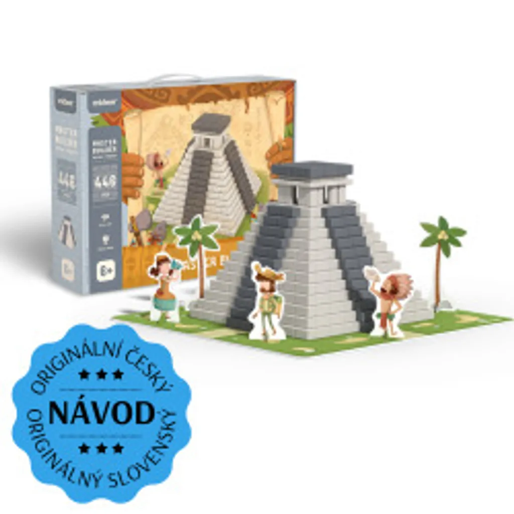 Mideer Mon premier bâtiment Pyramide maya 446 pièces jeu de construction - 9