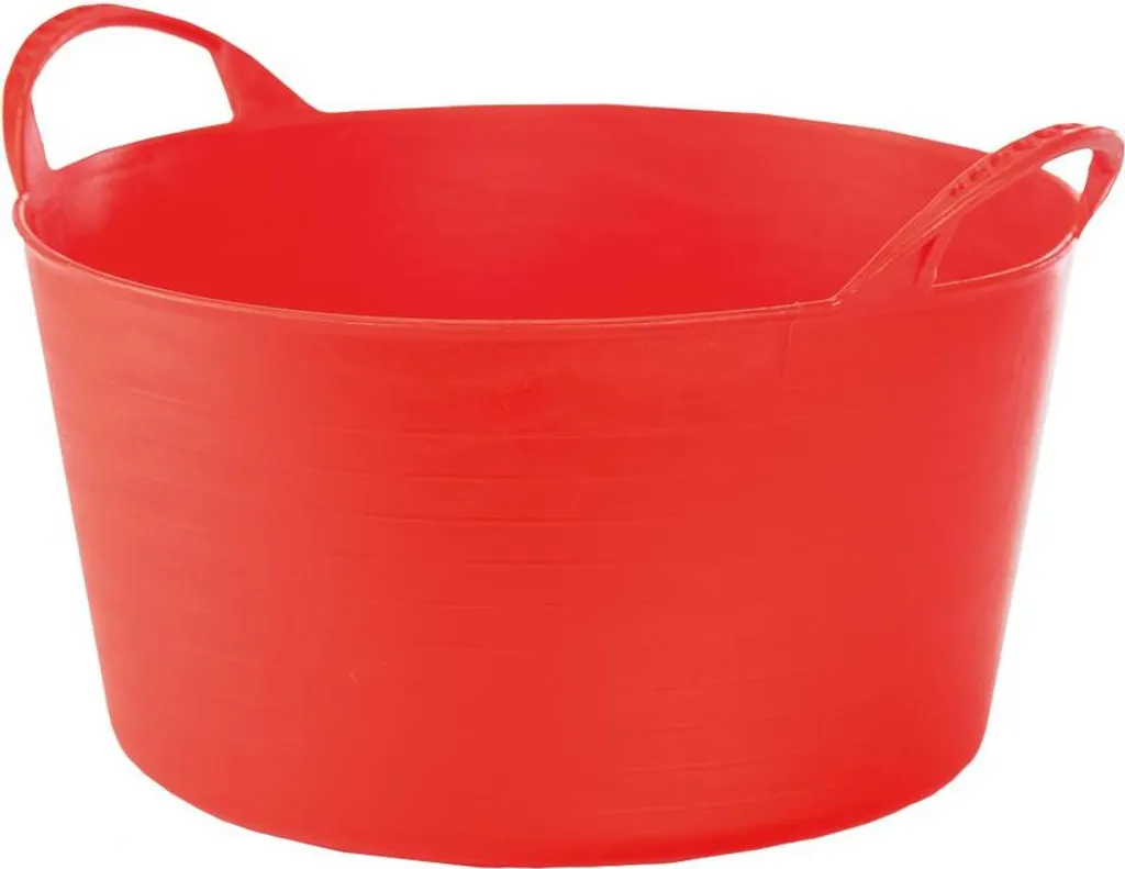 Panier Souple 14L Rouge avec Poignées - Bac Flexi Flcze14 Ultra Résistant