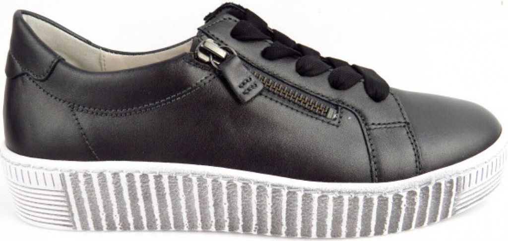 Gabor City antiksilber smoky Damen Sneaker low in Grau, Größe 3.5