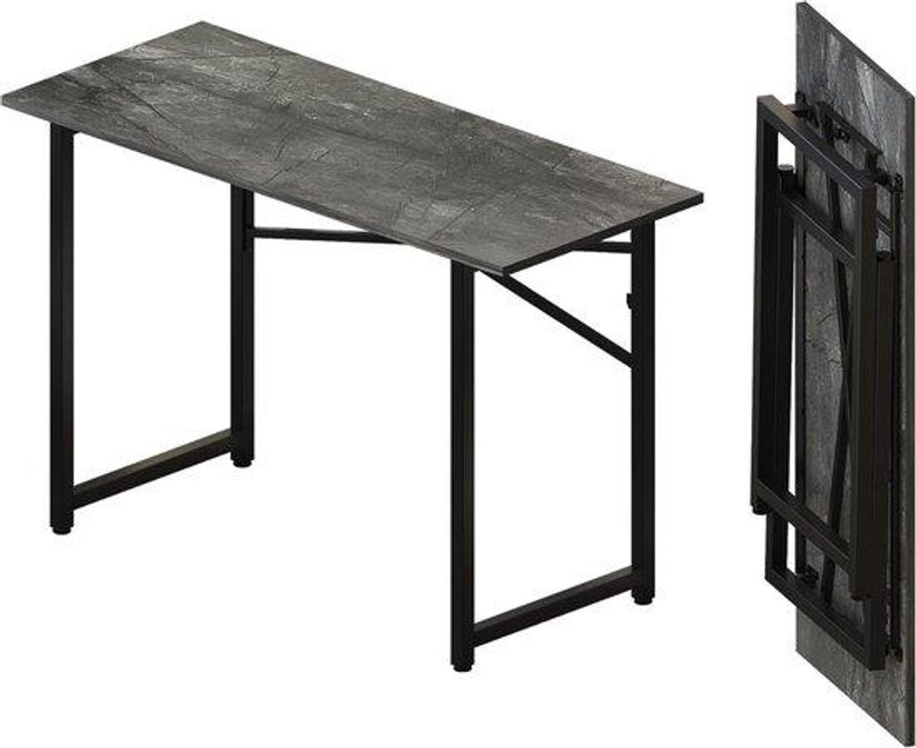 Klappbarer Schreibtisch Grau 120cm für Zuhause