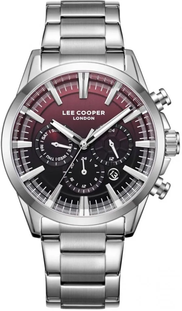Montre Homme Robuste Lee Cooper LC08305.380 Rouge : Fini les Bracelets Usés