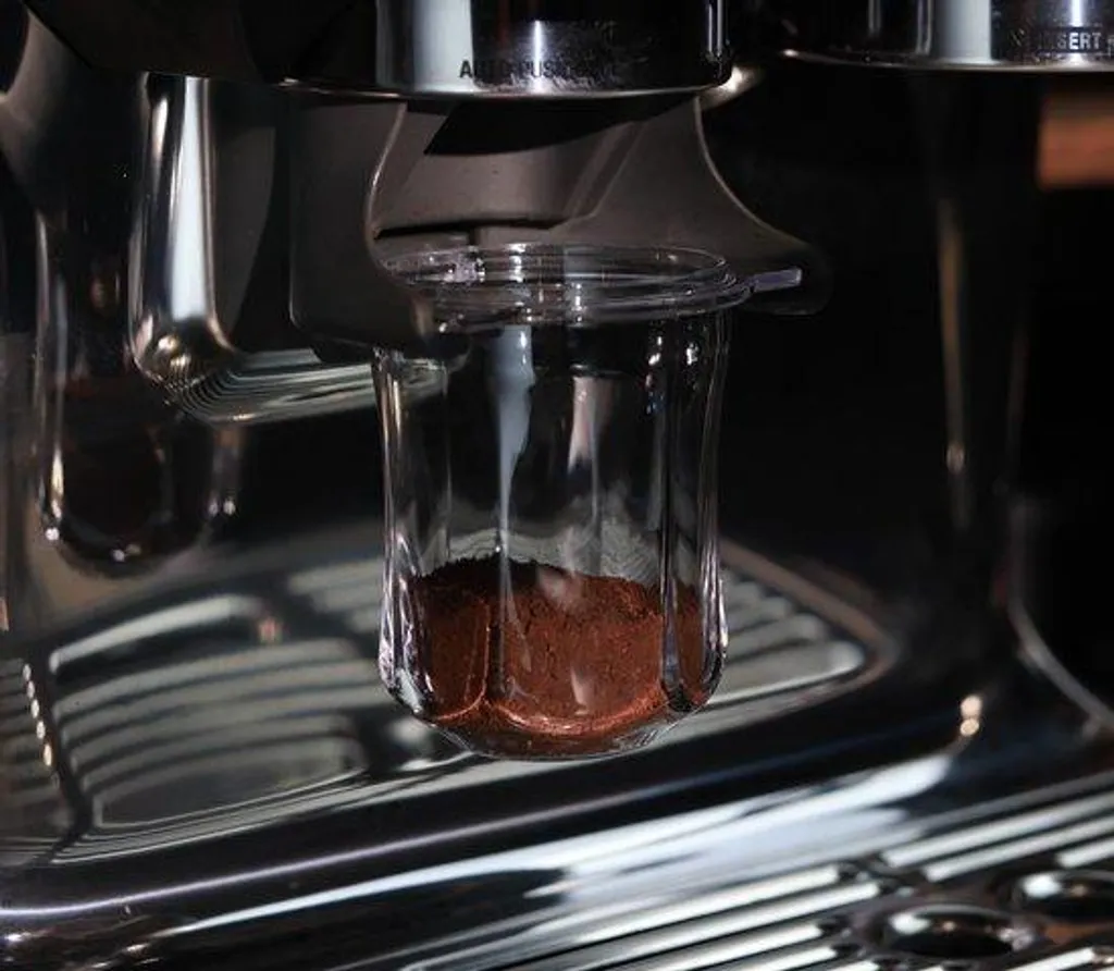 Transfert de mouture propre avec mesure café 54 mm transparente