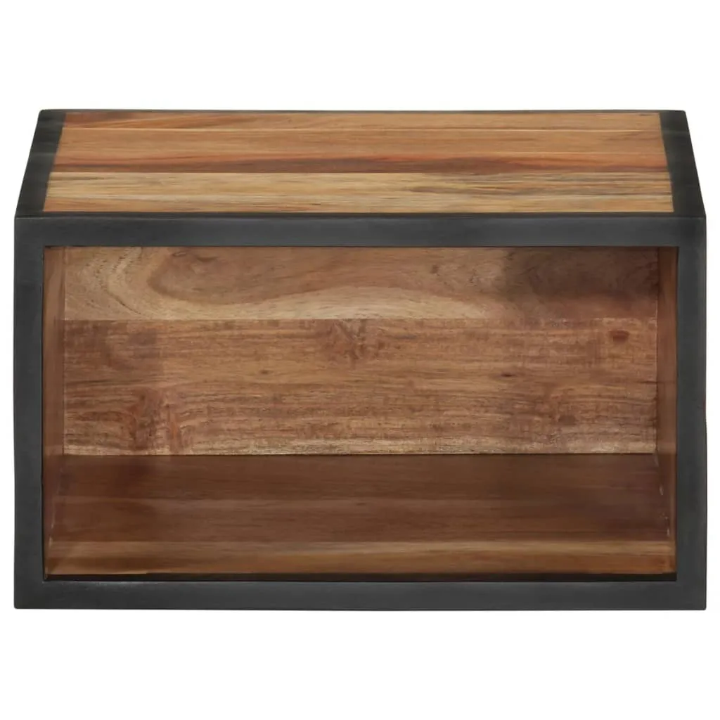 Comodino da parete in rovere Artisan, 35 x 35 x 20 cm