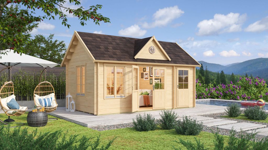 Fjordholz Gartenhaus Modell Teehaus Bradford 70