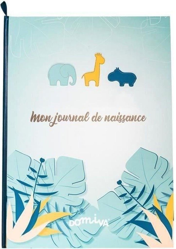 Zanimo Babybuch – Blau – 31,5 x 22 cm