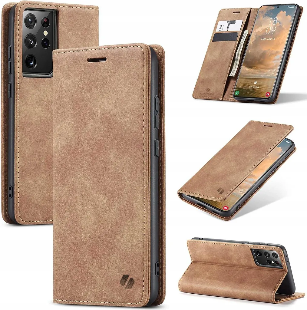 Acquista Custodia S21 Ultra SPACECASE Bronzo - Sconto e Wallet - 4