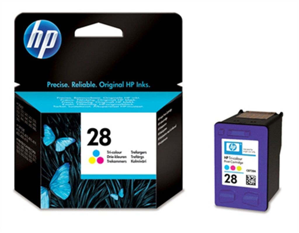 HP 28, Standardertrag, Cyan, Magenta, Gelb, Tinte auf Pigmentbasis, 8 ml, 1 Stück(e), 240 Seiten