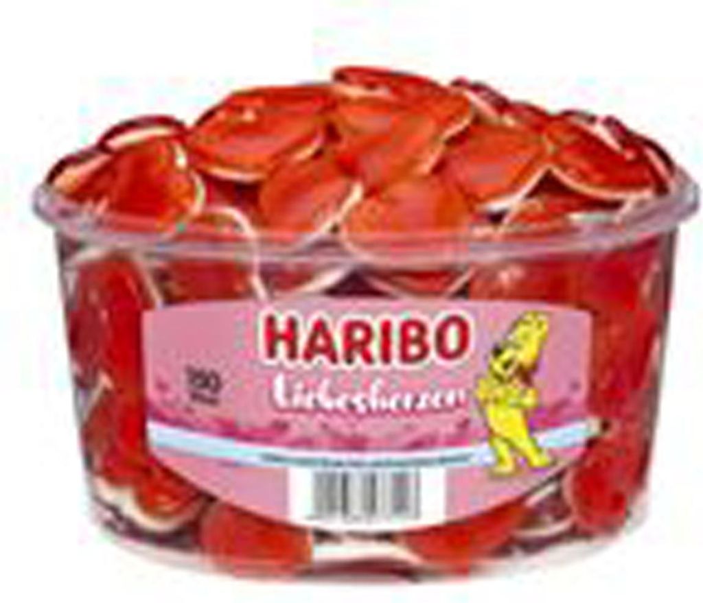 Haribo love hearts sweet fruit gum hearts with foam sugar Zdjęcie produktu 
