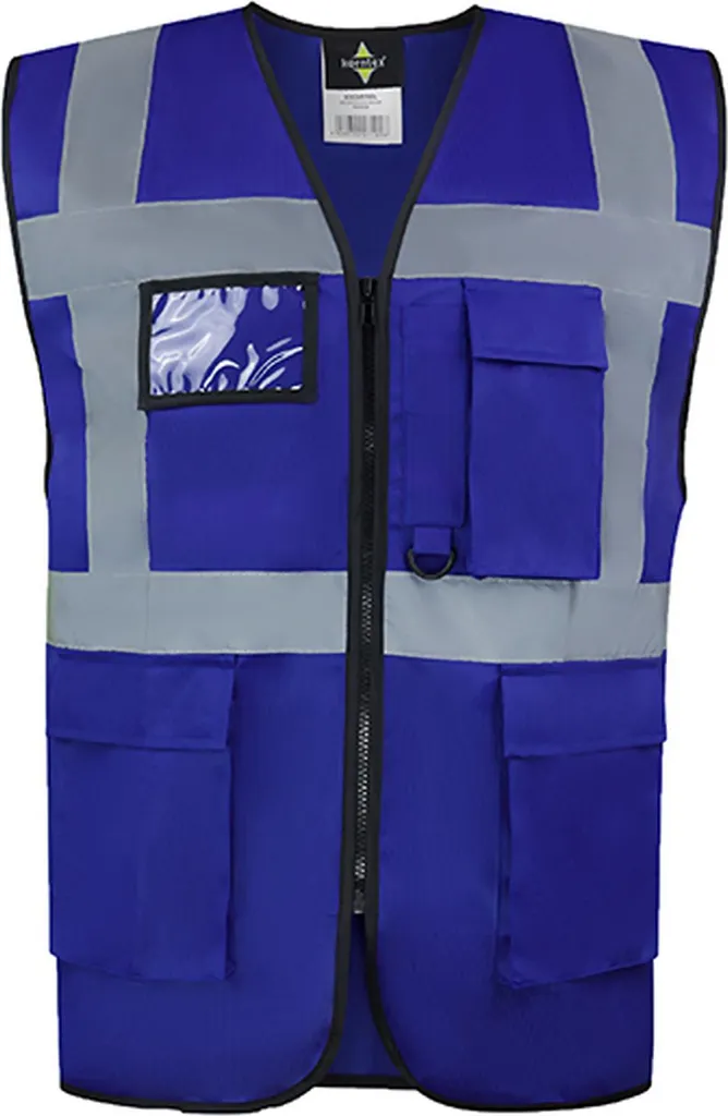 Gilet Sicurezza Executive Korntex KXCMF Blu Reale M - Multifunzione