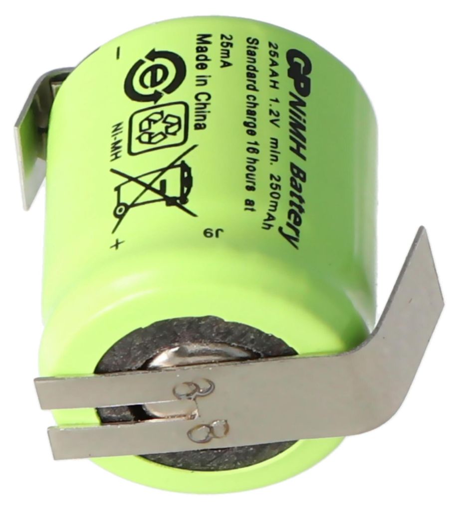 Akku passend für Sanyo N-110AA Akku NiMH 1/3 AA Mignon mit Produktbild 