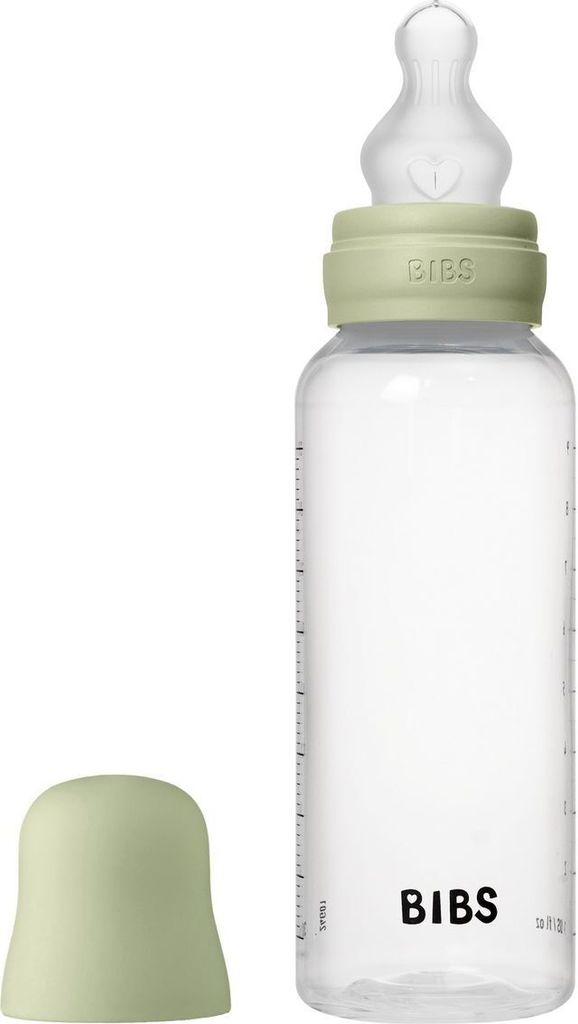 Bibs PP-Flasche Baby Bottle Round 270 ml + Silikon