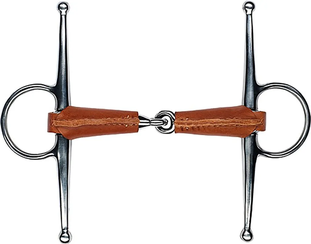 Mors Feeling cuir 135 mm idéal pour chevaux à la bouche sensible