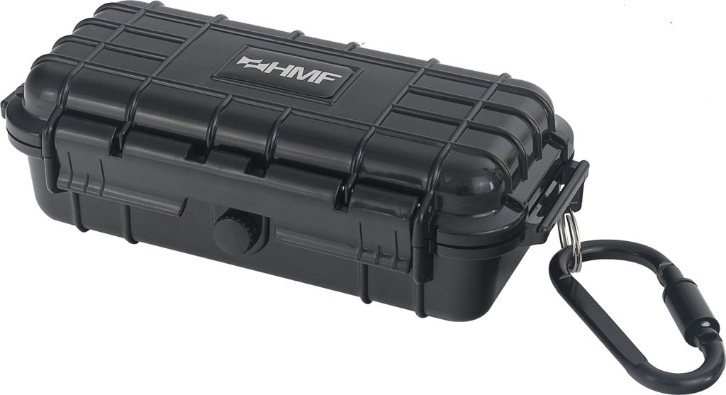 HMF ODK500 Outdoor-Koffer klein, Wasserdichte Box für Boot und Freizeit, 19,8 x 10,5 x 6,4 cm